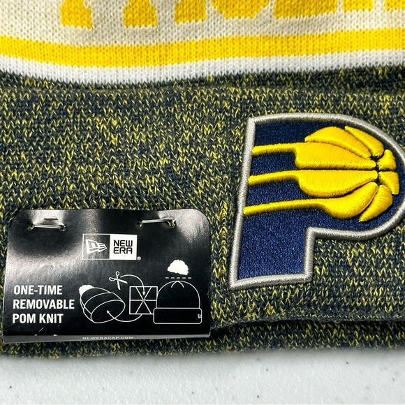 Indiana Pacers beanie by New Era, fleece lined. New with tags! Men’s OSFM NBA - Picture 3 of 8